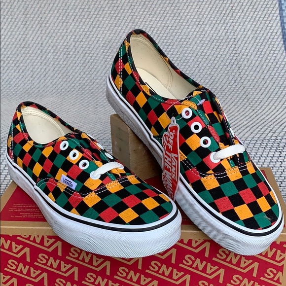 VANS AUTHENTIC WASHED BLACK/MULTI WMNS - Picture 4 of 16